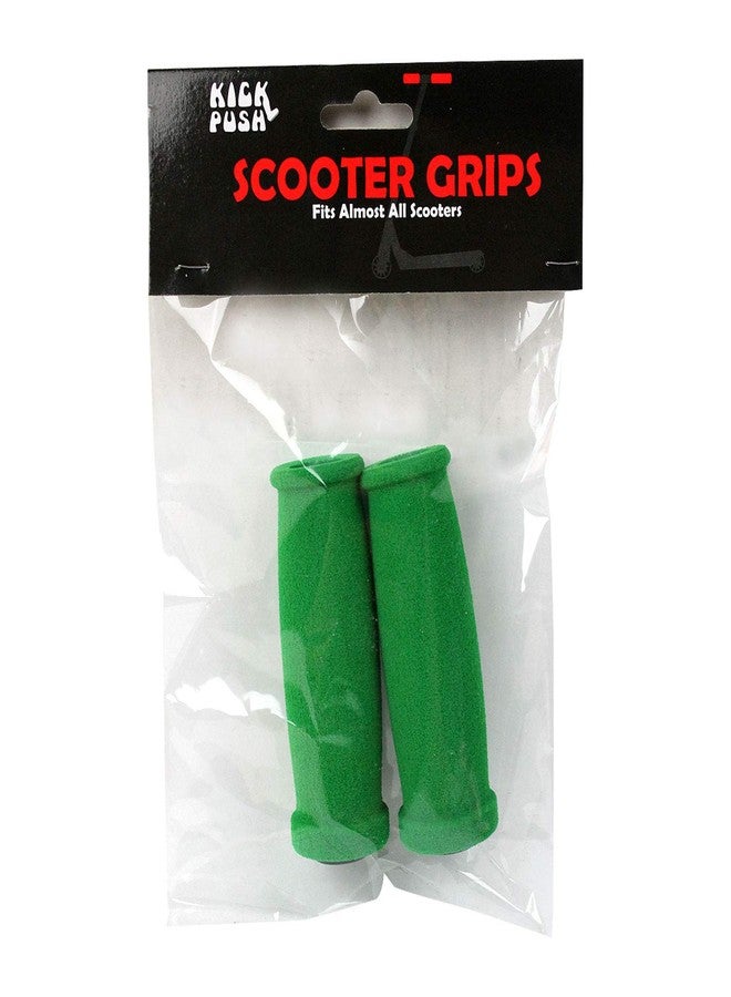 Kick Push New Replacement Handle Grips for Razor Scooter - Foam Grip for Handlebar (Green) - Image 2