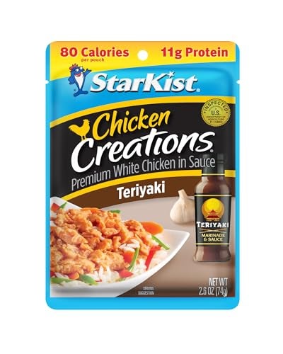 StarKist Chicken Creations Teriyaki Pouch 26 oz  1 Pack Fully Cooked High Protein White Meat No Draining Ready to Eat for Salad and Sandwiches - Image 1