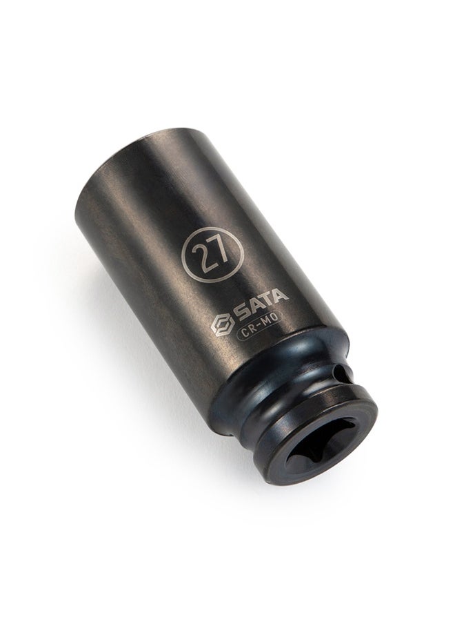 Sata - SATA ST34419SC 1/2" Drive 6 Point Impact Deep Socket 26mm - Image 1