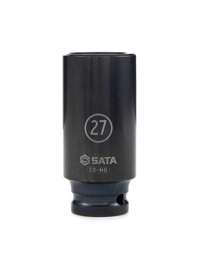 Sata - SATA ST34419SC 1/2" Drive 6 Point Impact Deep Socket 26mm - Image 1