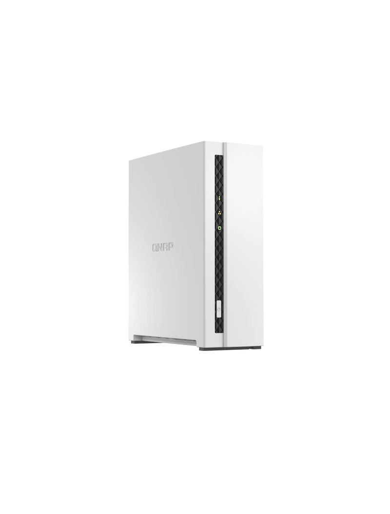 QNAP TS-133-US 1 Bay Affordable Desktop NAS with ARM Cortex-A55 Quad-core Processor and 2 GB DDR4 RAM (Diskless) - Image 1