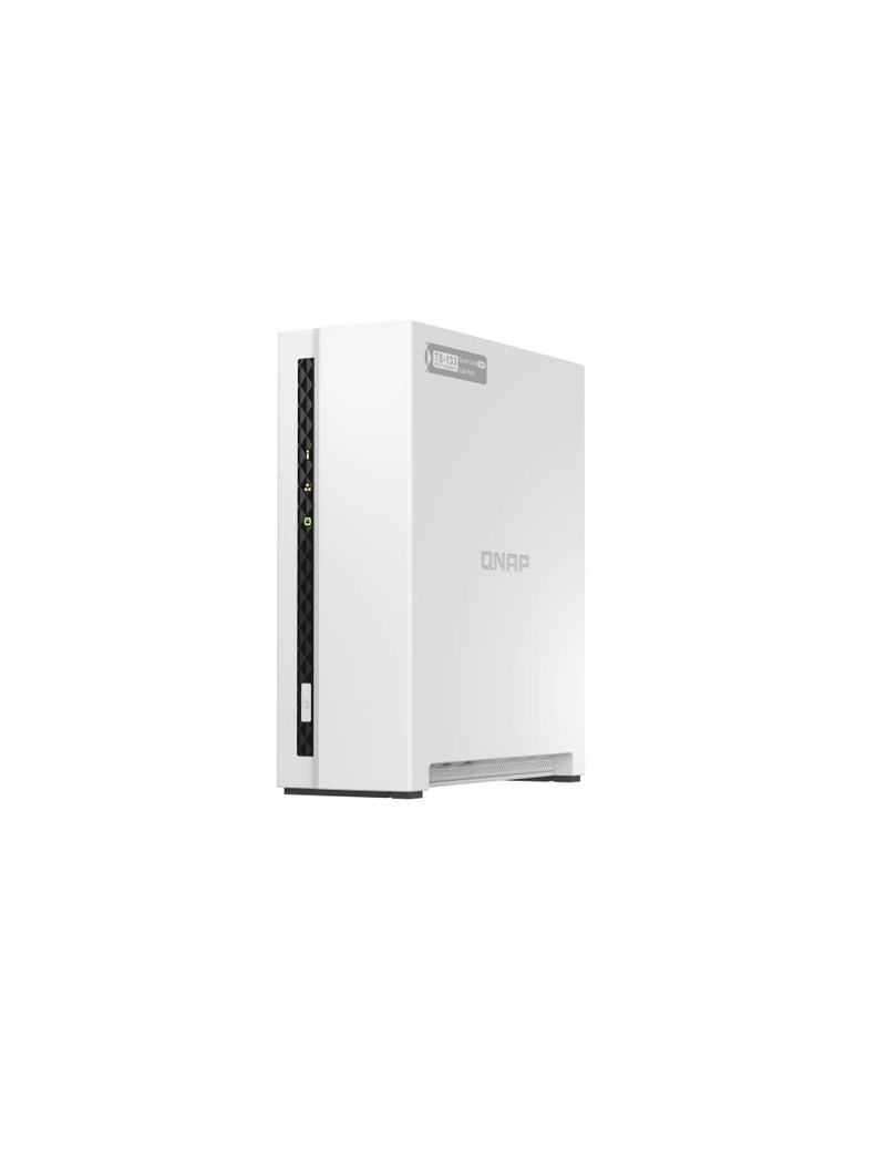 QNAP TS-133-US 1 Bay Affordable Desktop NAS with ARM Cortex-A55 Quad-core Processor and 2 GB DDR4 RAM (Diskless) - Image 5