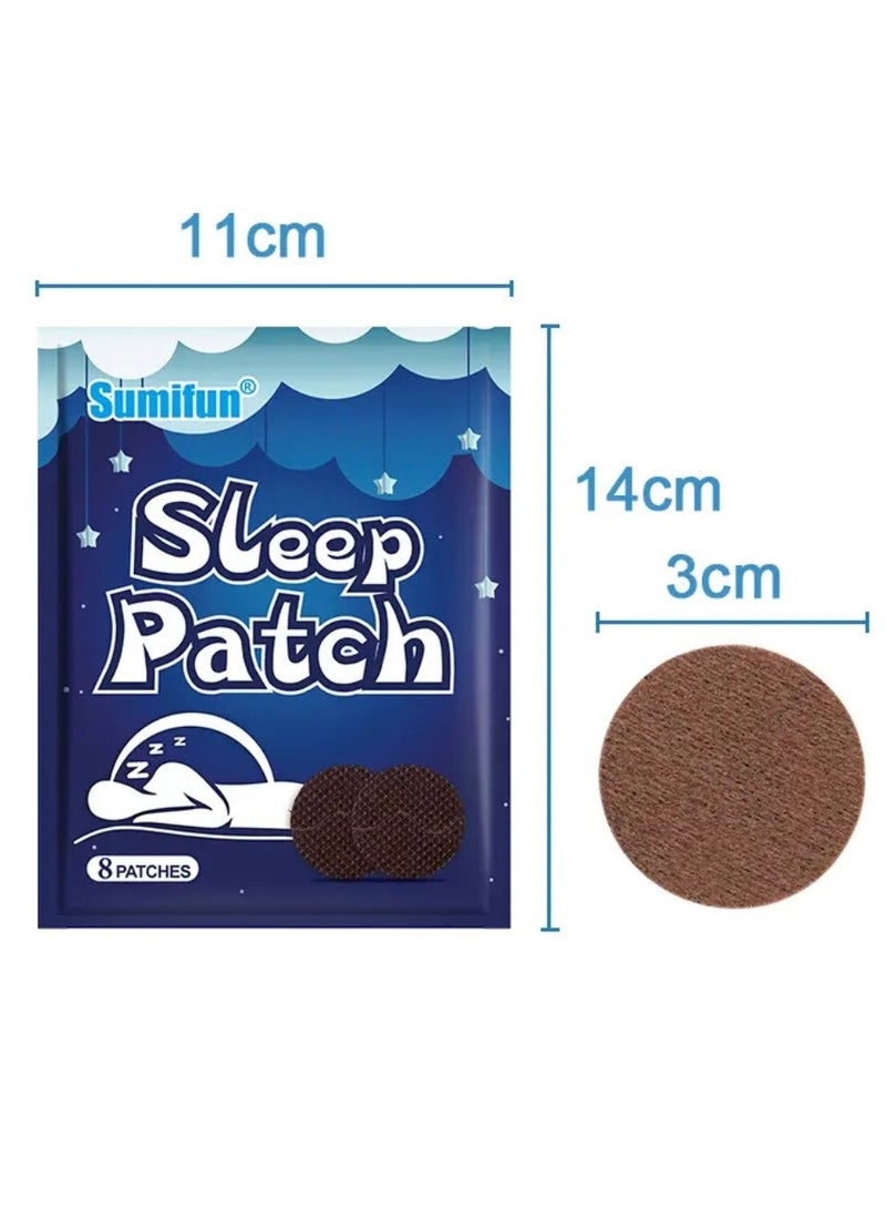 Sumifun 8 Pcs Sleep Patch Herbal Sleep Plasters for Improve Sleep Quality Natural Sleeping Patch Deep Sleep Patches Body Relax Sticker Stress Relieve Plaster Sleeping Sticker - Image 5