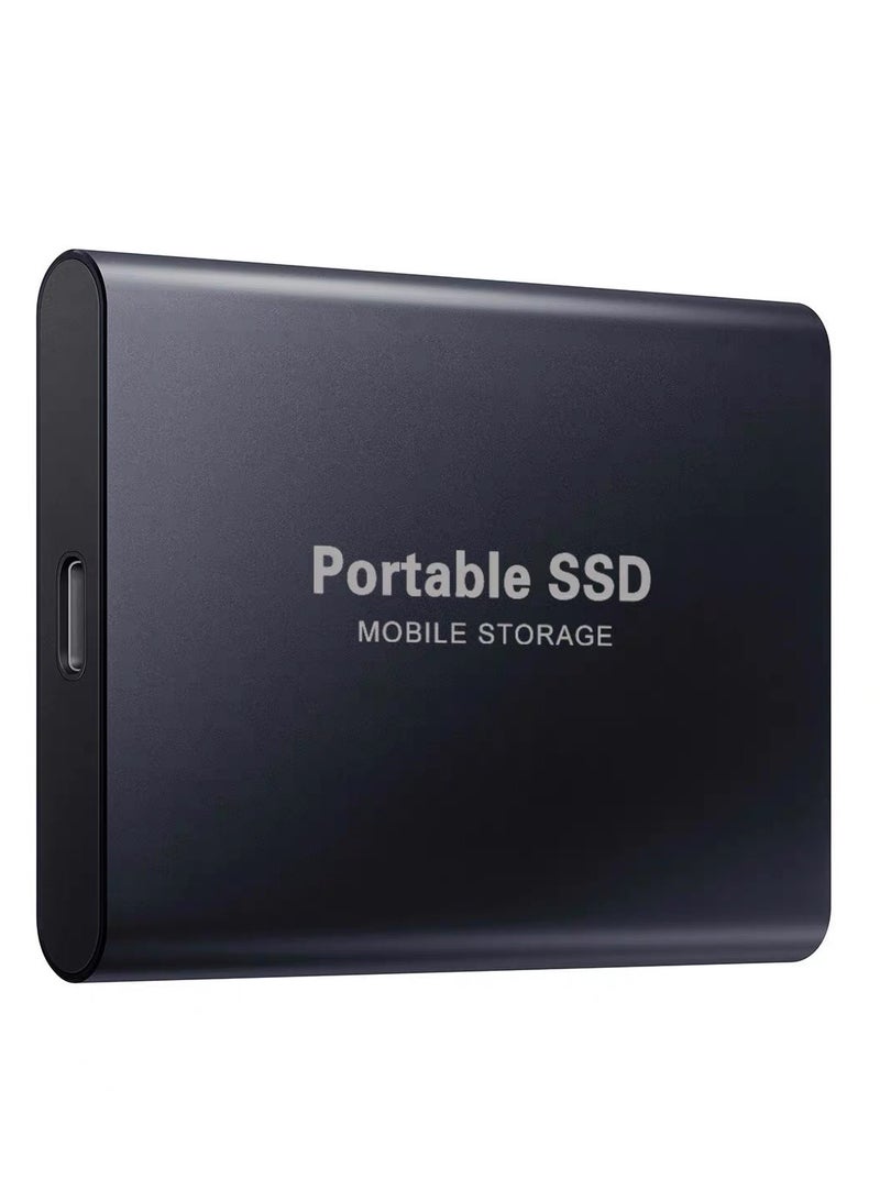 2TB Portable External Hard Drive, Mini SSD Hard Drives,Solid State External Drives,Computer Backup Drive,USB 3.1 to Type-C Support Data Storage Transfer for Windows XP PC Laptop and Mac(Black) - Image 1