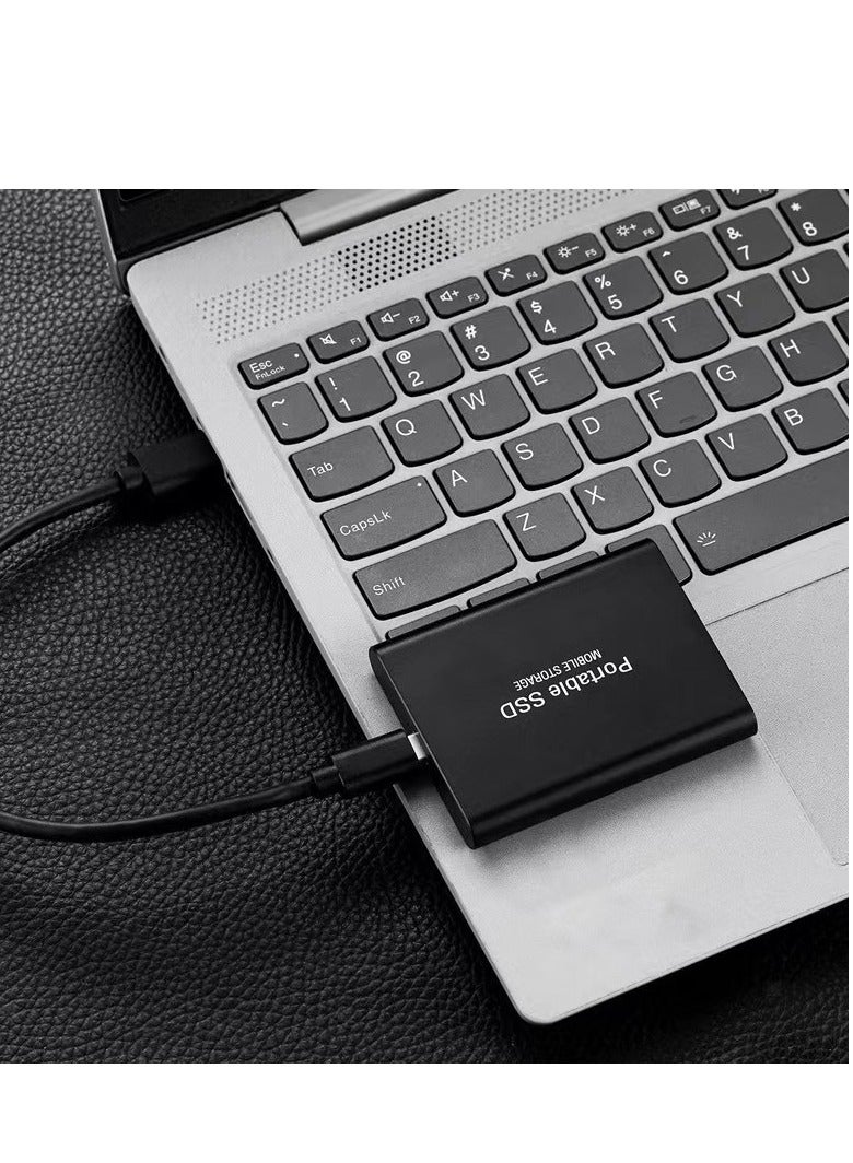 2TB Portable External Hard Drive, Mini SSD Hard Drives,Solid State External Drives,Computer Backup Drive,USB 3.1 to Type-C Support Data Storage Transfer for Windows XP PC Laptop and Mac(Black) - Image 5