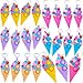 mypush popo 24 Packs Classroom Students Bulk Bubble Summer Ice cream Mini Pop Holiday Rewards Party Favors - Image 2