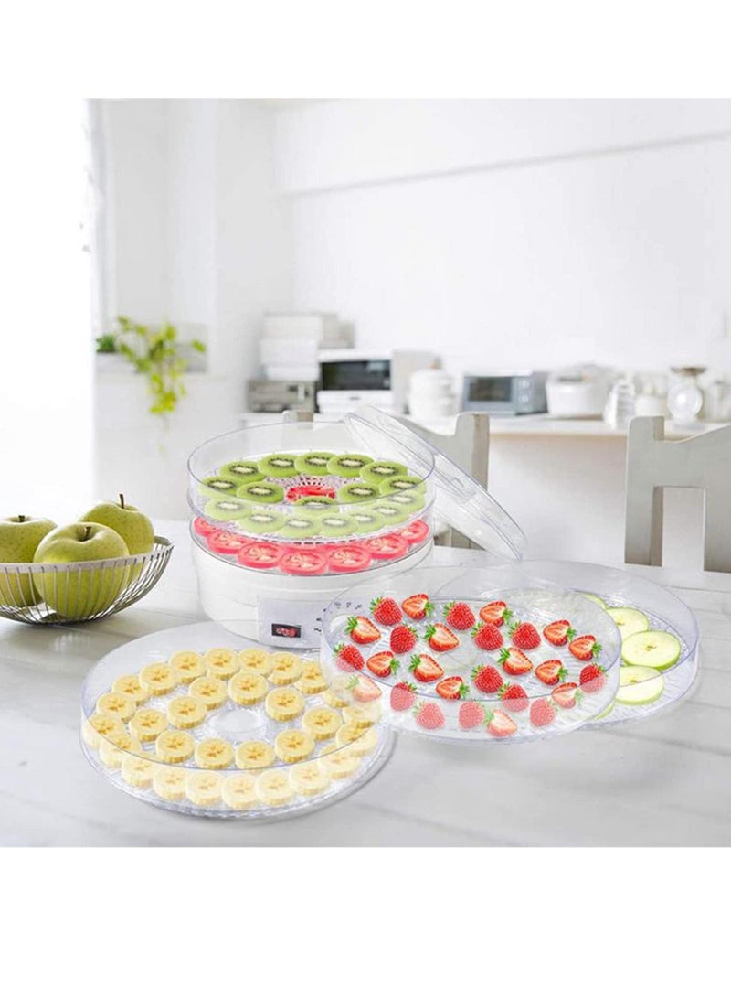 ايتي لايف مجفف الطعام، 5 طبقات للتحكم الرقمي في درجة الحرارة، حافظة طعام كهربائية مع قدرة تجفيف قوية للفواكه والخضروات واللحوم ومكافآت الكلاب (دائرية) - Image 3