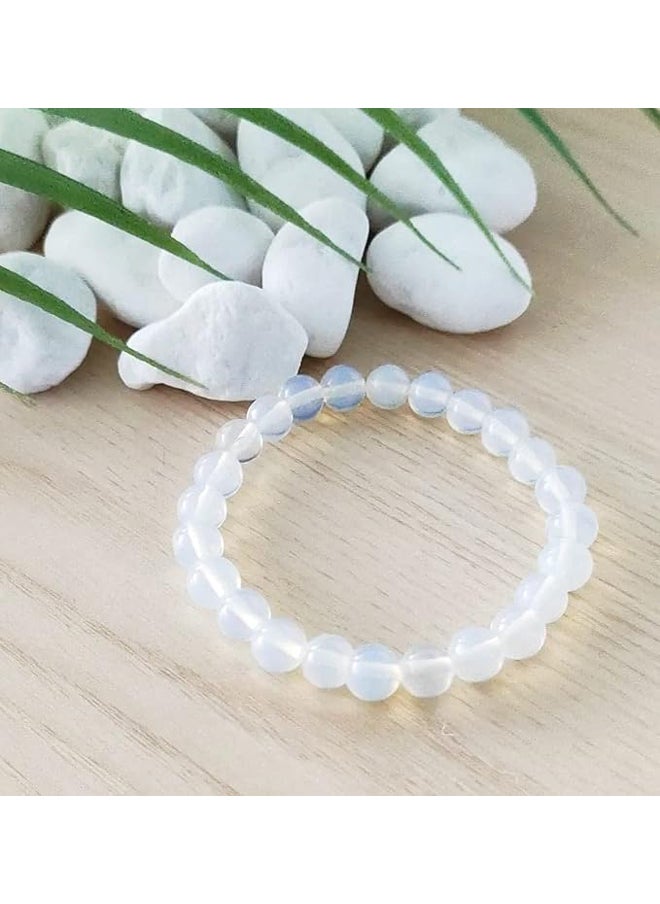 Generic - Healing Crystal White Opalite Bracelet - Image 1