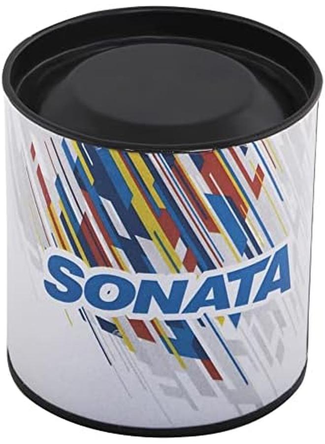 Sonata Volt+ Blue Dial Leather Strap Watch 77086Pl04 - Image 4