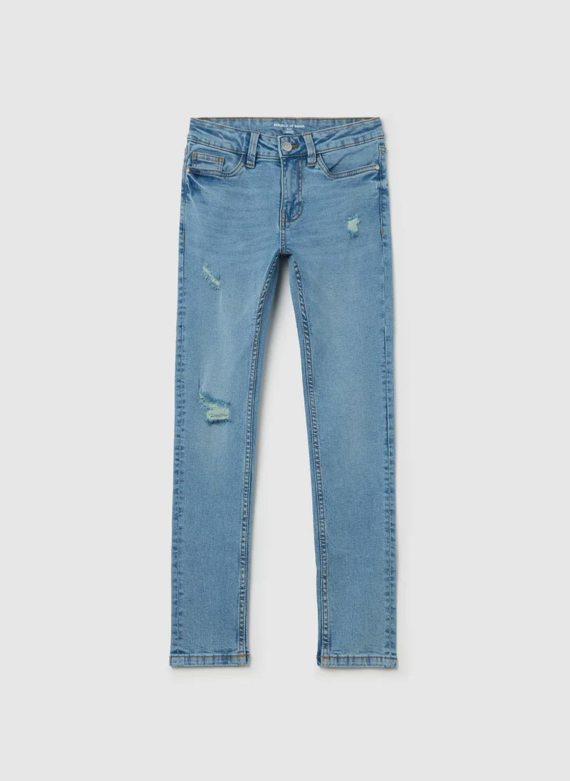او في اس Slim-Fit Jeans With Five Pockets