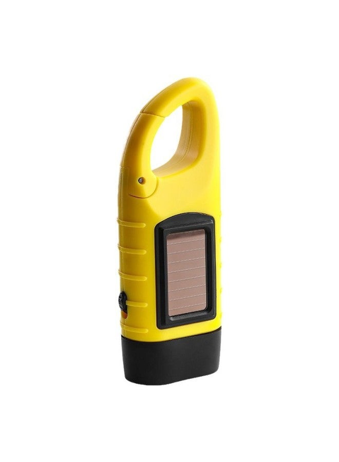 Multi-functional Hand-cranked Flashlight Solar Self-charging Self-generating Portable Home Field Combat Readiness Emergency Equipment 