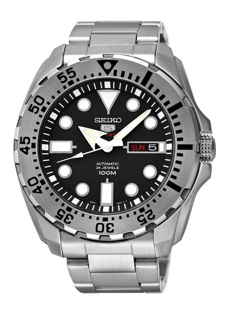 Seiko - 5 Automatic Monster Stainless Steel Men's Watch SRP599J1 - Image 1