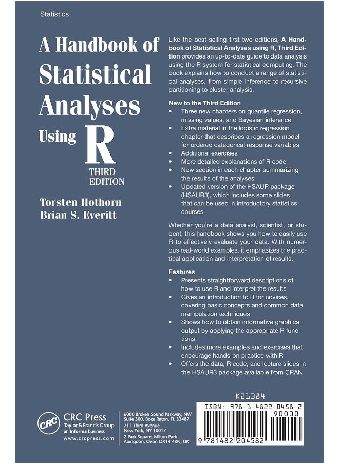 CRC Press A Handbook of Statistical Analyses using R  - Image 2