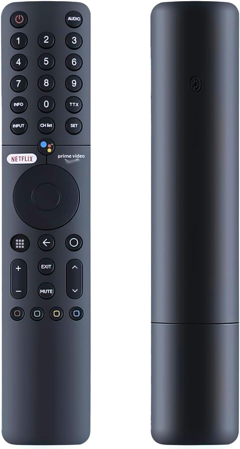 Lelukee Remote Control for Xiaomi TV P1, P1E, Q1, Q1E with Bluetooth and Voice Control Remote Control Compatible with Xiaomi TV P1/P1E/Q1/Q1E - Image 1