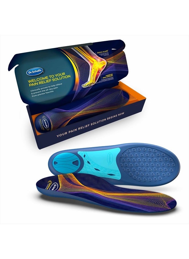 Dr. Scholl's Plantar Fasciitis Sized to Fit Pain Relief Insoles // Shoe Inserts with Arch Support for Men and Women, 1 Count  - Image 1