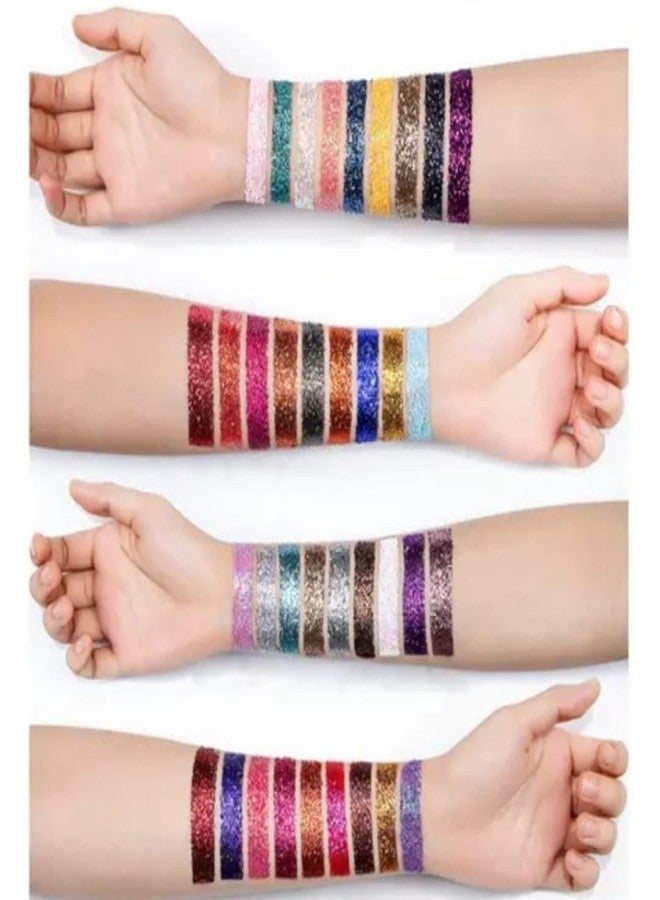 MagicHuda Magic Huda 10-Glitter highlight Eyeshadow Palette Unique Edition. - Image 4