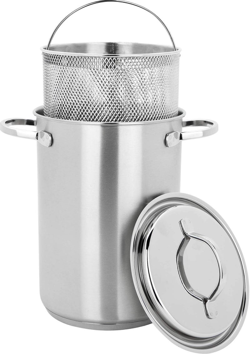 Demeyere RESTO Stainless Steel Asparagus/Pasta Cooker Set, 4.7-Quart, Silver - Image 3