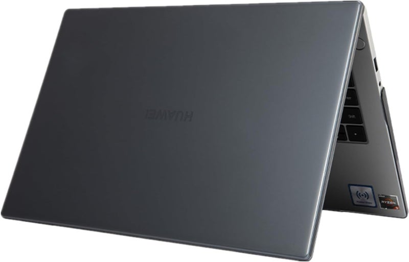 eWINNER Hard Shell Case Protective Snap On Cover for Huawei MateBook D 15 2019 2020 2021/for Honor MagicBook 15/X15 2019-2021 Release 15" Laptop Plastic Hard Shell Laptop Case Cover (Crystal Black) - Image 5