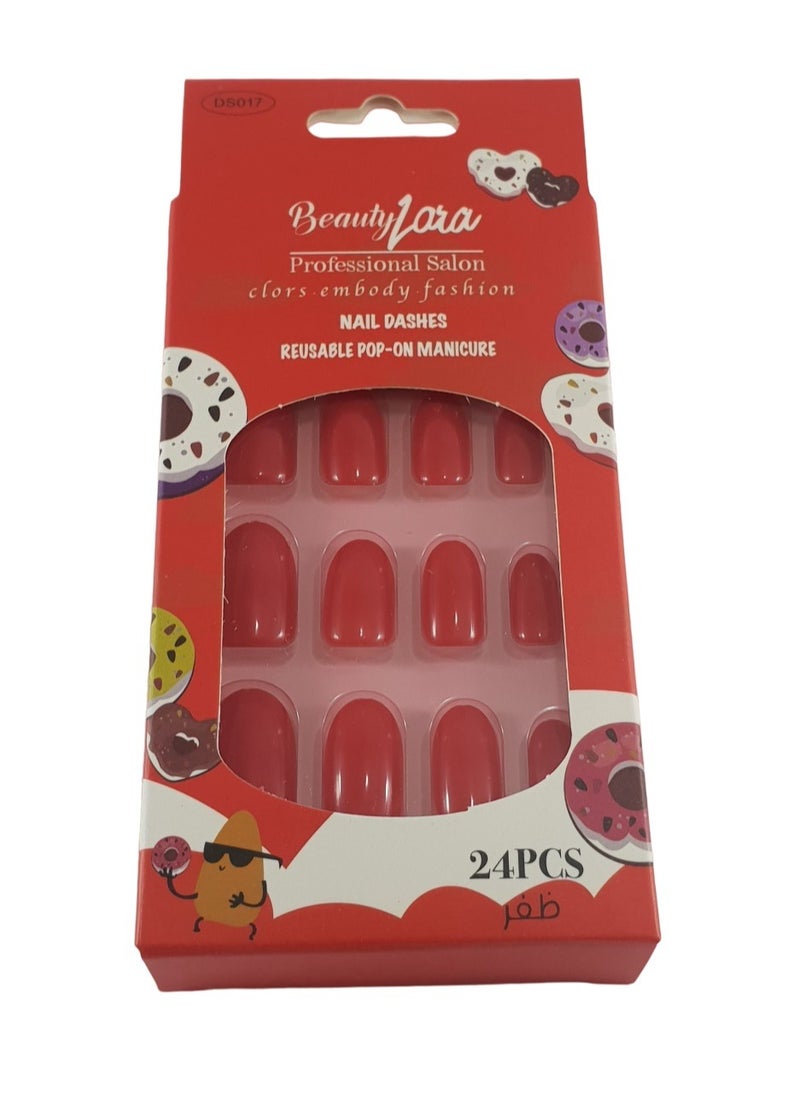 24pcs Self Glue Nails from beauty lara - pzsku/Z19F11B90E495673C7E3FZ/45/_/1699957138/0d72aa68-c80d-4272-a892-fc4e1a76cfc1