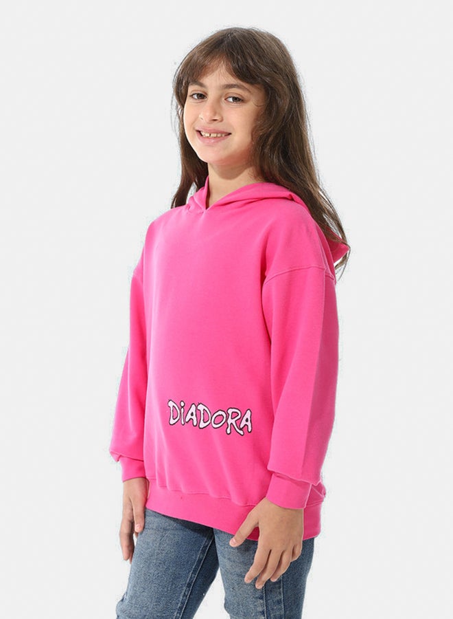DIADORA Printed Girls Hoodie - Image 2