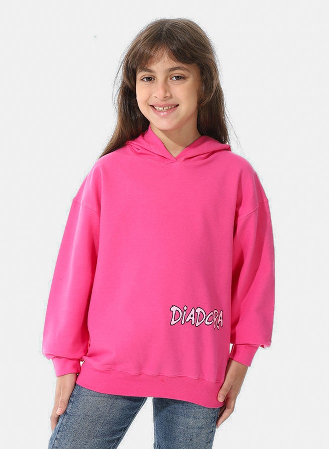 DIADORA Printed Girls Hoodie - Image 1