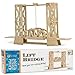 Pathfinders STEM Kit Bridge Building Kit Wooden Mechanical Engineering Toy for Kids Ages 79 Lift Bridge 3D Puzzle Educational Science STEM Project - Image 2