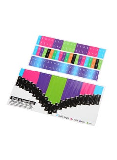 Thoraya Colorful Kalimba Scale Sticker Thumb Piano Key Stickers Musical Note Decoration for Beginner21 Keys Universal  - Image 3