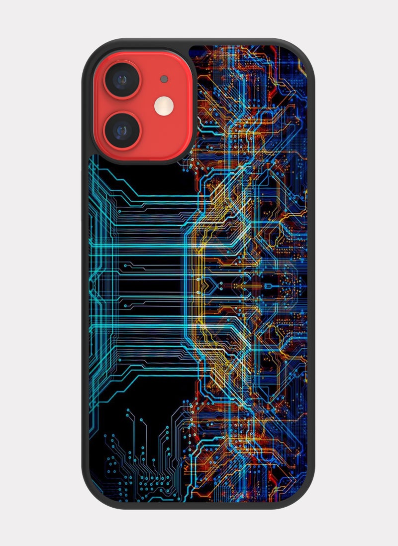 PXLAAT iPhone 12 Mini case cover Electrical Circuits - Image 1