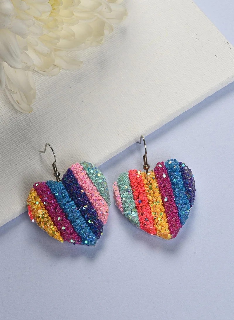 SOHI Multicoloured Artificial Drop Earring Jewellery