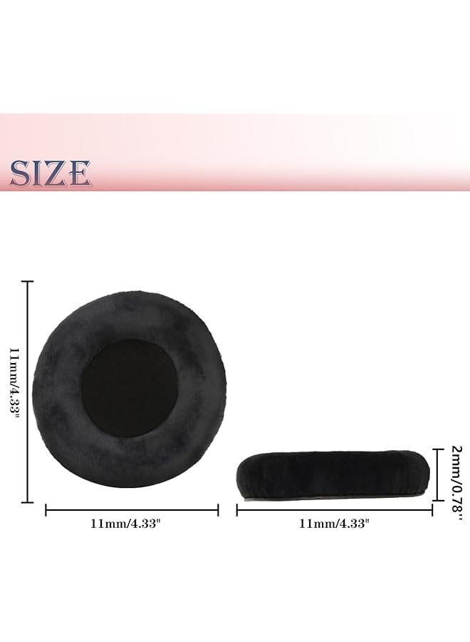 erorex Dt990 Dt770 Ear Pads Replacement Ear Cushion Cups Compatible With Beyerdynamic Dt990 Dt880 Dt770 Pro Headphones Velvet Black - Image 5