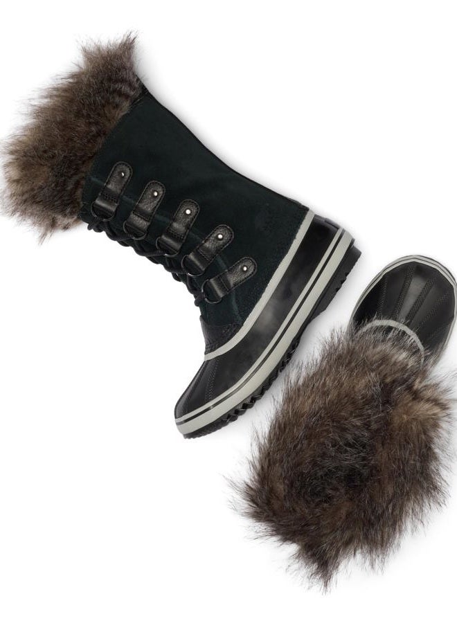 SOREL Women's Joan of Arctic Waterproof Boot, Black/Quarry, 39.5 EU - Image 3