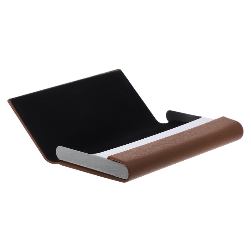 Slim Business Card Holder Compact Case for Men and Women Portable Name Cards Organizer Storage Box for Wallet Pocket Portable Organizer - Image 4