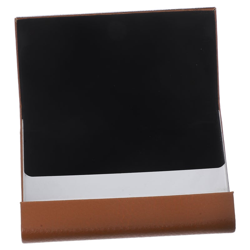 Slim Business Card Holder Compact Case for Men and Women Portable Name Cards Organizer Storage Box for Wallet Pocket Portable Organizer - Image 1