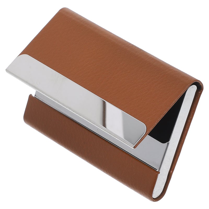 Slim Business Card Holder Compact Case for Men and Women Portable Name Cards Organizer Storage Box for Wallet Pocket Portable Organizer - Image 3