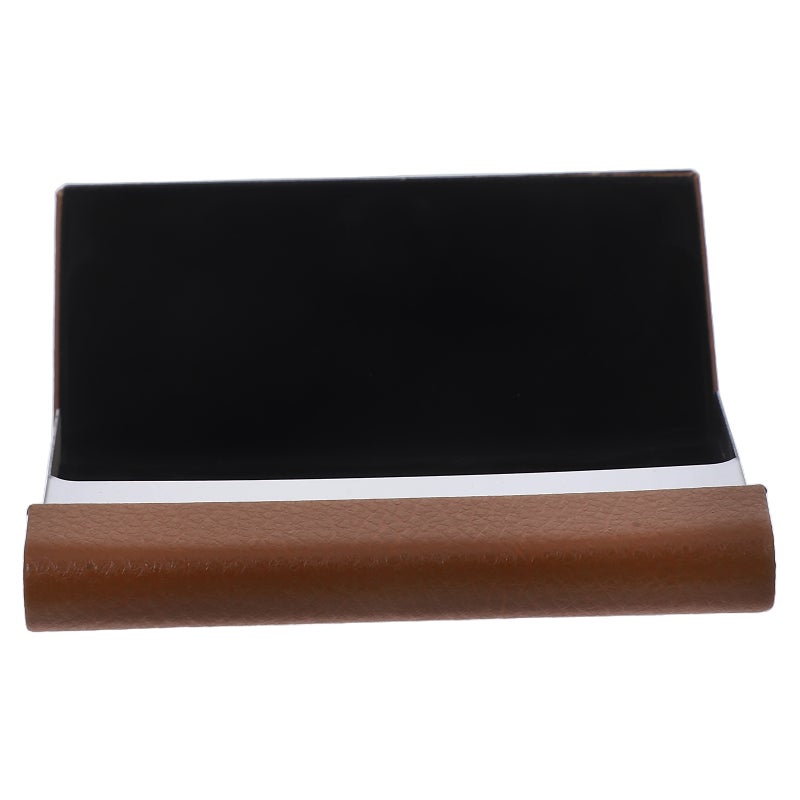 Slim Business Card Holder Compact Case for Men and Women Portable Name Cards Organizer Storage Box for Wallet Pocket Portable Organizer - Image 5