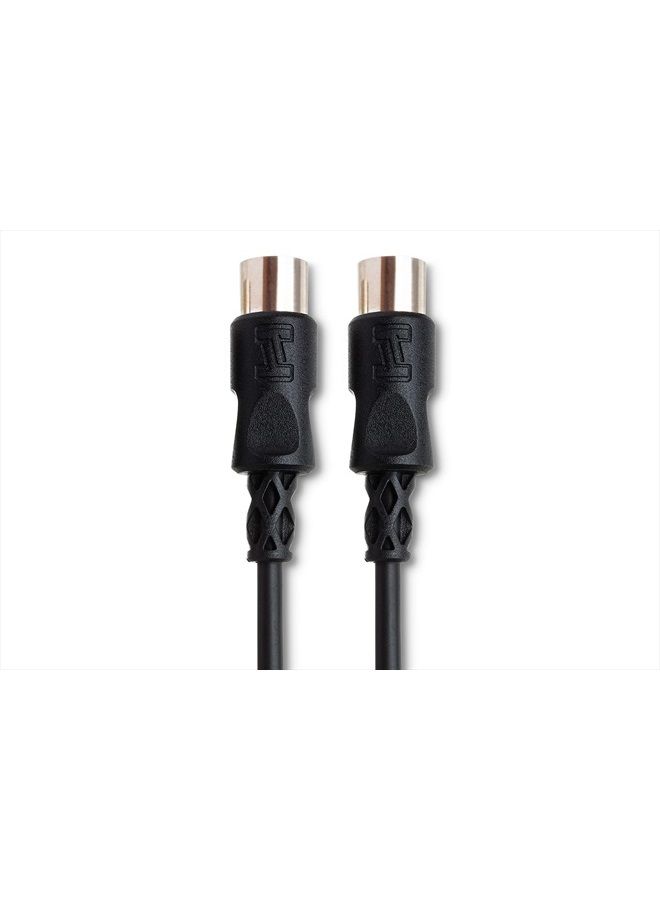 Hosa MID-303BK 5-Pin DIN to 5-Pin DIN MIDI Cable, 3 Feet - Image 3