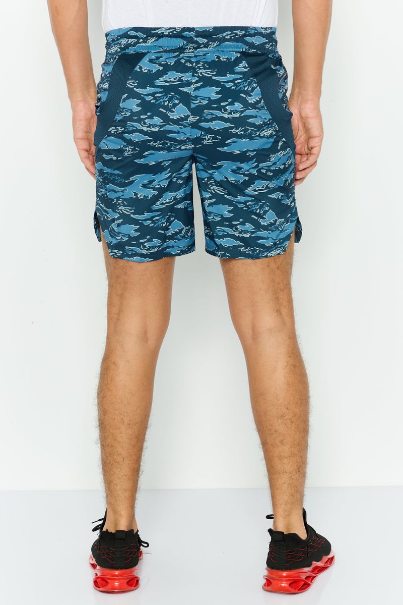 PUMA Men Sportswear Fit 7 Inseam Training Shorts, Navy Combo - Image 4