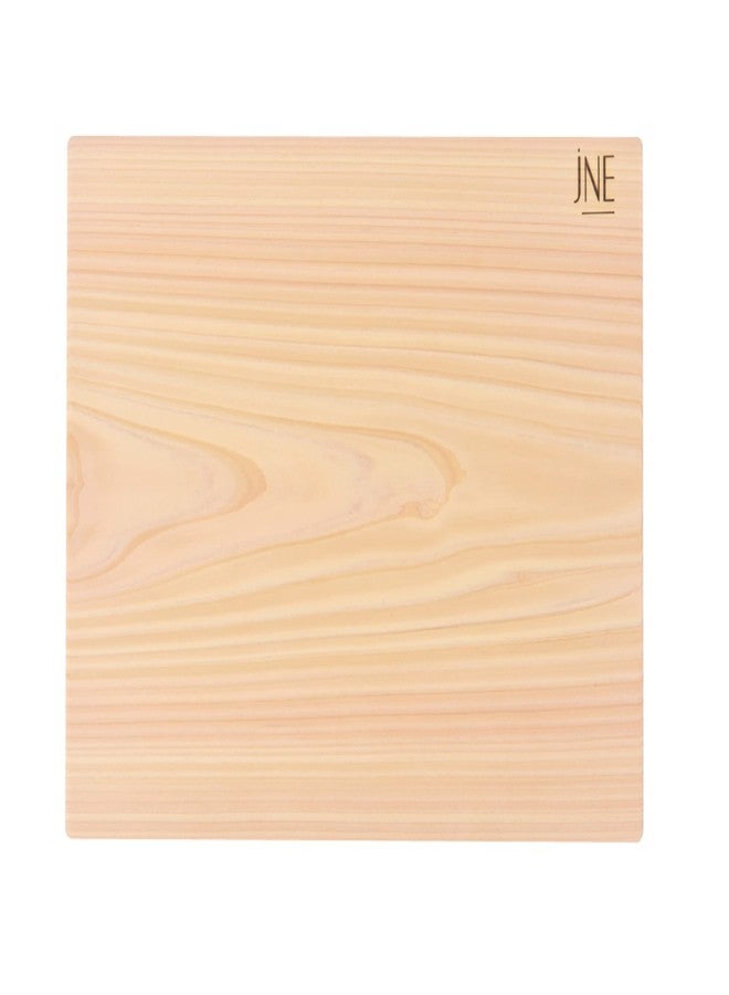 jNE Hinoki Cypress Reversible Wood Cutting Board, 17.3" x 9.5" x1", Chopping Board, Butcher Board, Serving Board, Solid Single Piece, No Joint, No Glue | Holiday Gift - Image 1