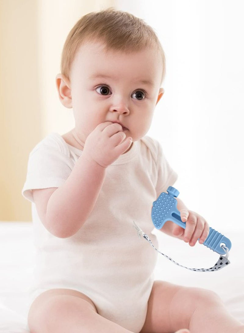 Baby Teething Toys for 0-6 Months 6-12 Months, Freezer BPA Free Silicone Baby Molar Teether Chew Toys, Hammer Wrench Spanner Pliers Shape Baby Boy Toys - Image 4