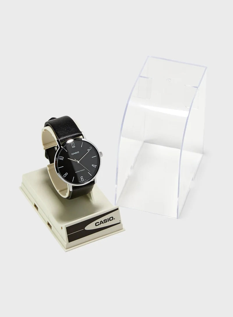 CASIO Classic Leather Strap Analog Watch