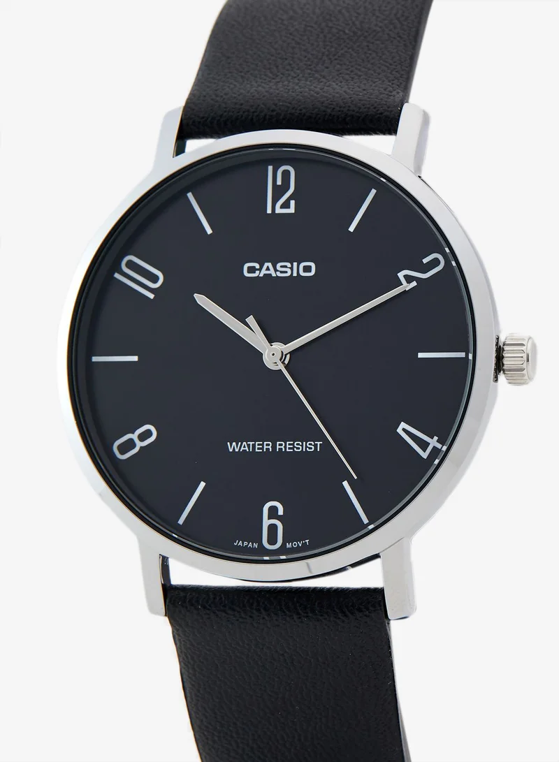 CASIO Classic Leather Strap Analog Watch
