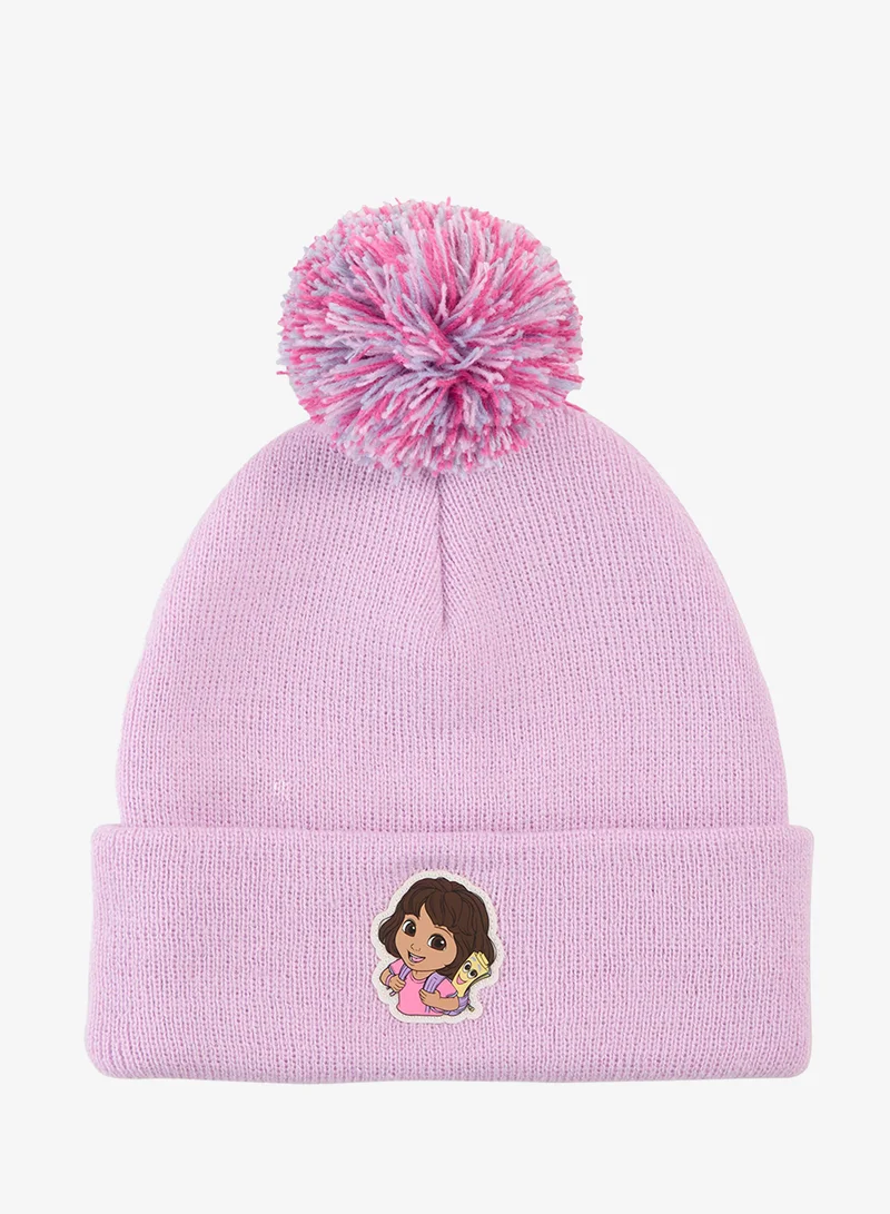 PUMA Kids Dora The Explorer Mid Crown Pom Beanie