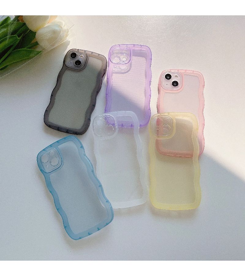 حافظة هاتف شفافة مقاومة للصدمات لهاتف iPhone 13 Pro Max رمادي - Image 4