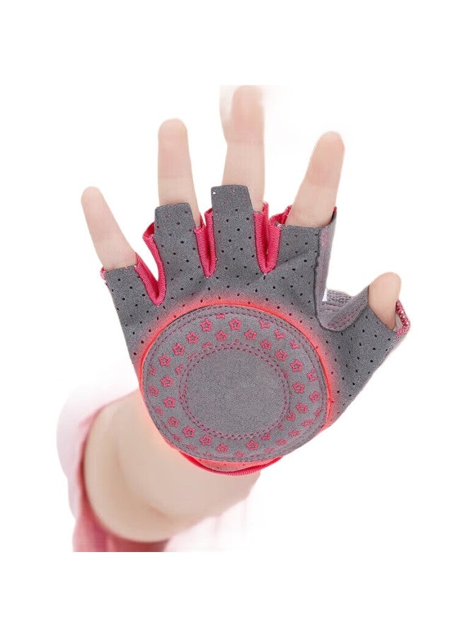 Ousen Children'S Cycling Gloves, Sports Non-Slip, Single Bar Climbing, Rock Climbing, Outdoor Bicycle Sports, Boys And Girls Half-Finger Cartoon - Image 3