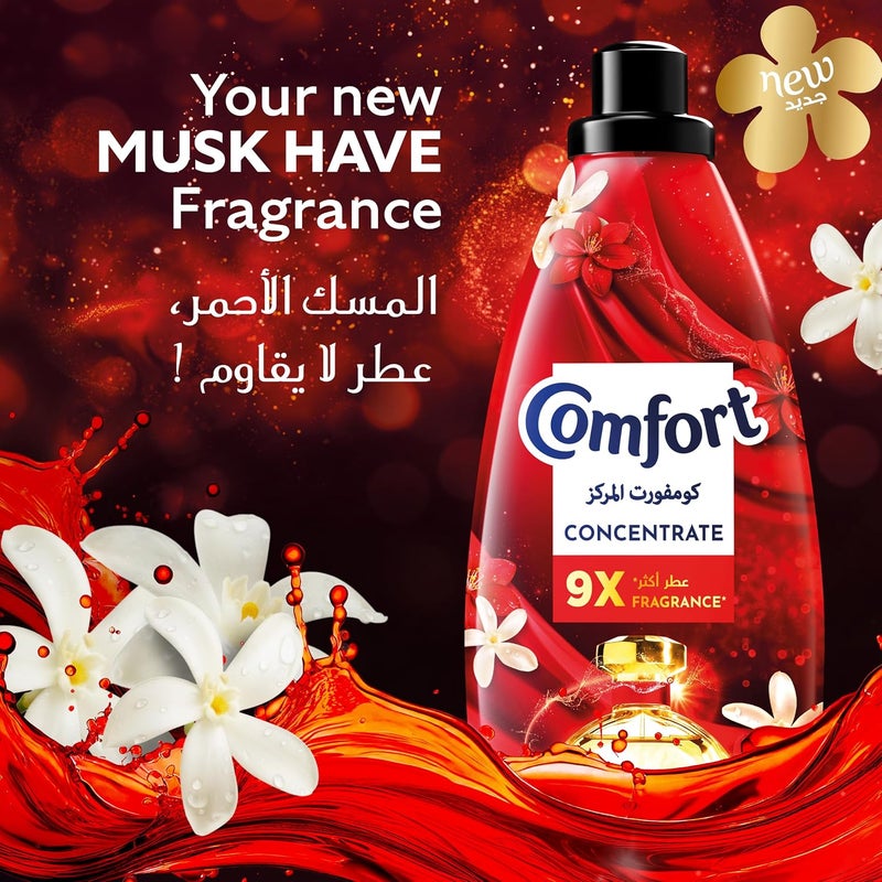 Concentrate Fabric Softener, Red Musk, 1.4L | Fabric Conditioner, Experience 9x Fragrance, Long-Lasting Freshness, Color Protection, Superior Softness - Image 1