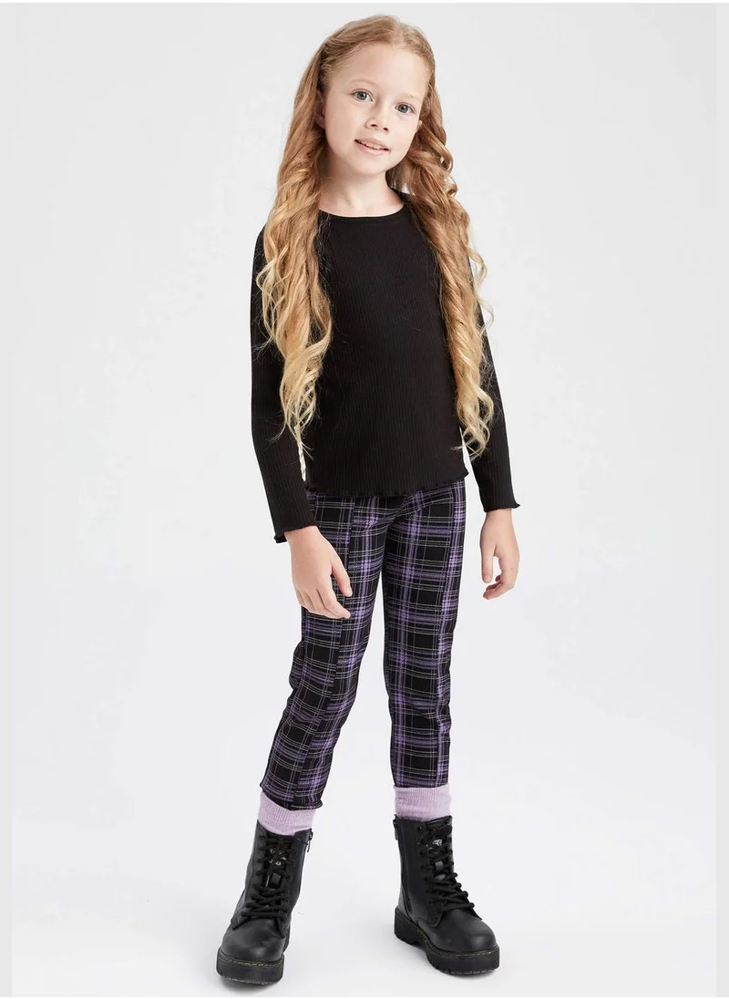 DeFacto Check Print Leggings