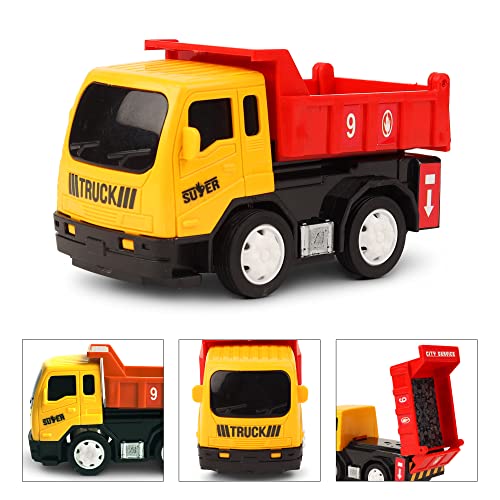Toy Zone TOYZONE Friction Powered Mini Truck Series | Made in India | Friction Powered Toy | Unbreakable City Service Truck | Pull Back | Push & Go Crawling Toys (City Service Truck Dumper) - Image 5