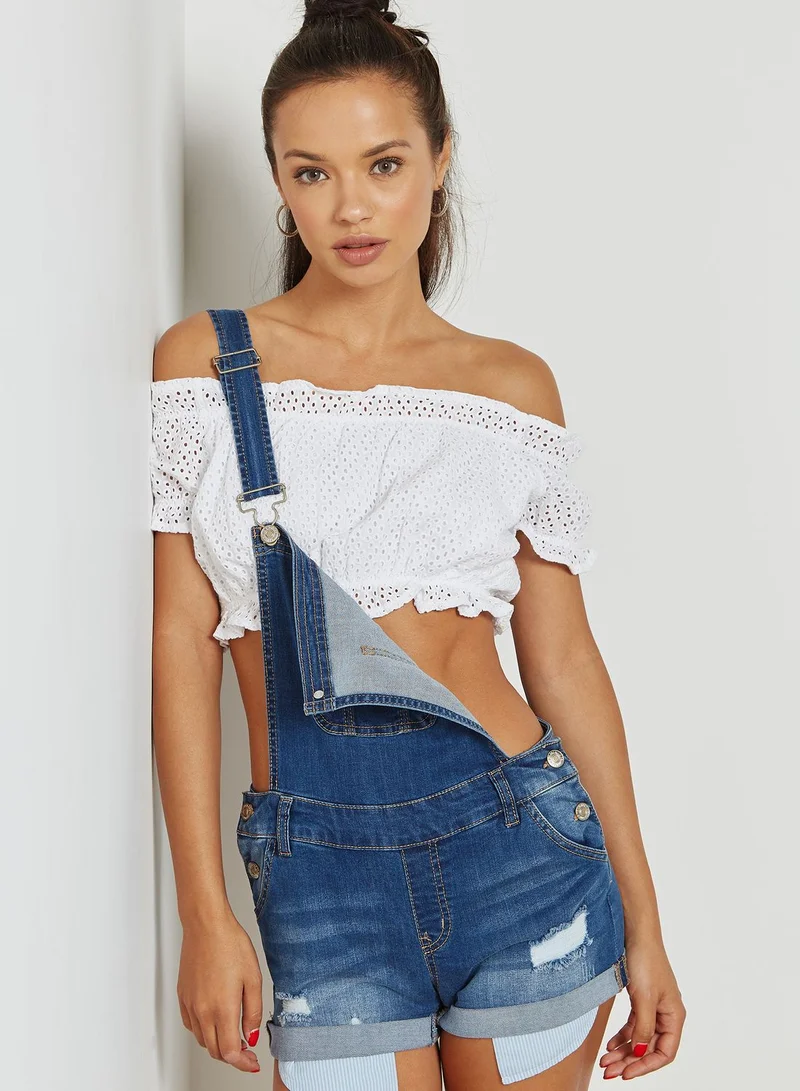FOREVER 21 Denim Dungaree