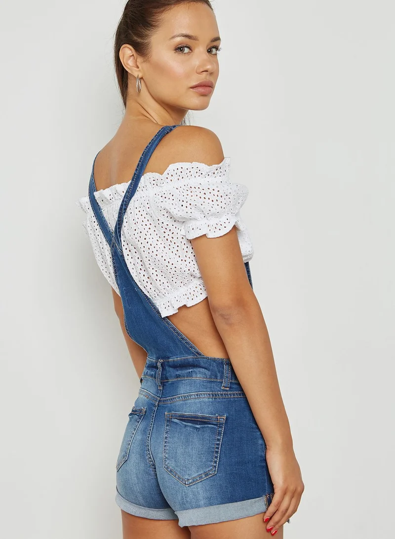 FOREVER 21 Denim Dungaree
