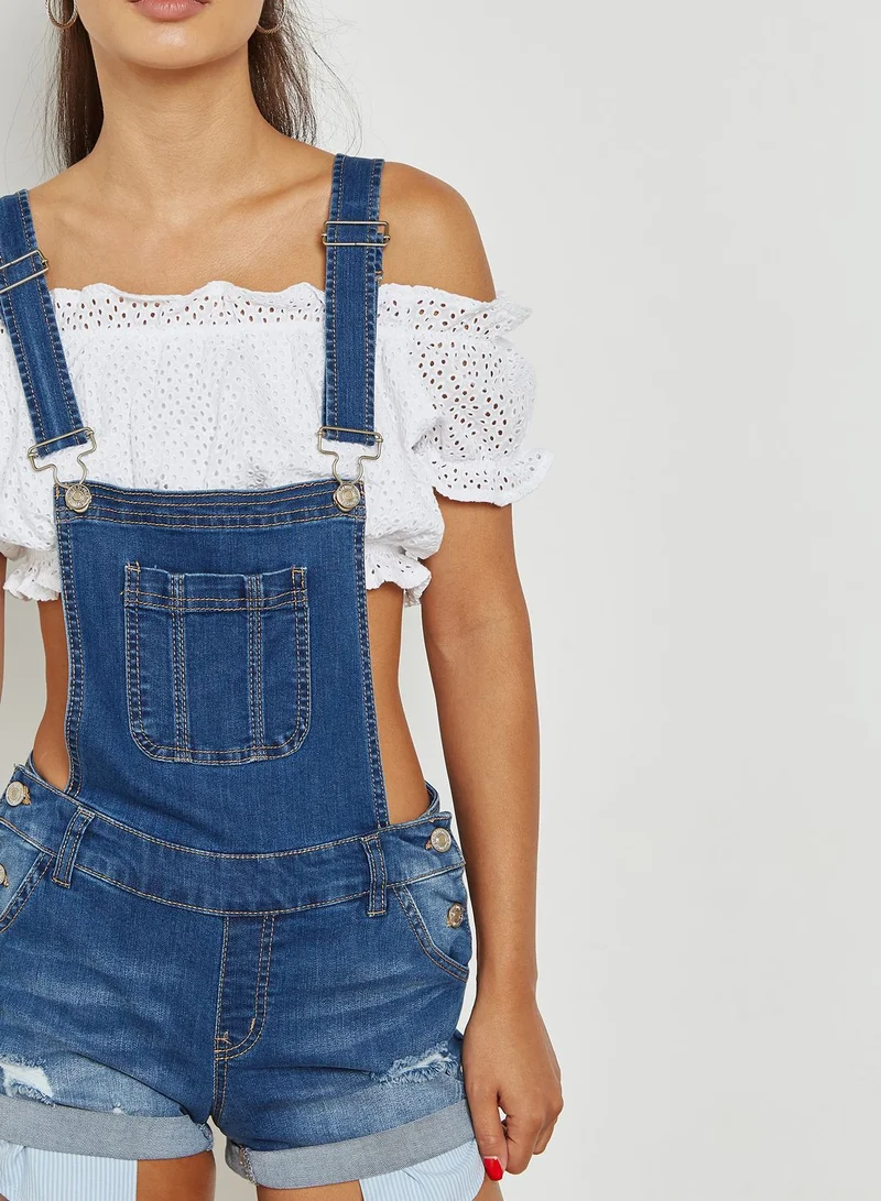 FOREVER 21 Denim Dungaree